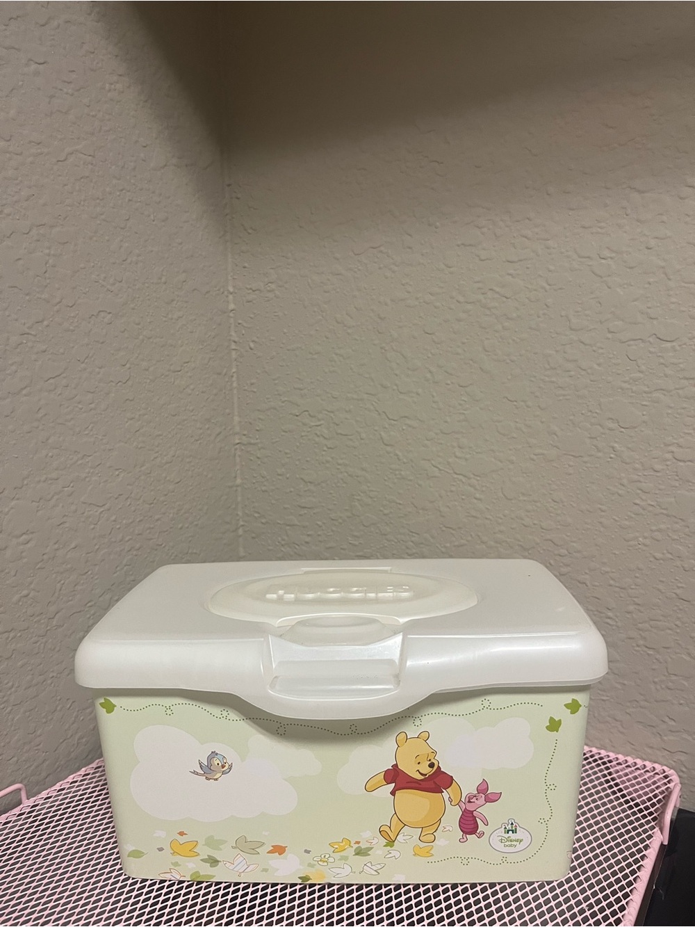 Huggies Wet Wipes Empty Pop-Up Container Disney Winnie the Pooh Tigger Piglet